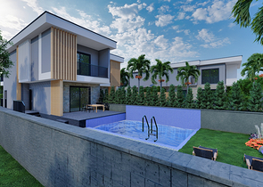 Виллы планировки 4+2 в районе Дошемеалты - Анталия 