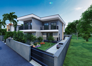 Виллы планировки 4+2 в районе Дошемеалты - Анталия 