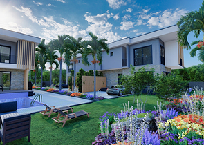 Виллы планировки 4+2 в районе Дошемеалты - Анталия 