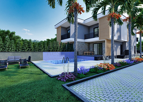 Виллы планировки 4+2 в районе Дошемеалты - Анталия 