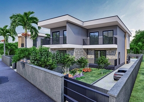 Виллы планировки 4+2 в районе Дошемеалты - Анталия 