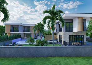 Виллы планировки 4+2 в районе Дошемеалты - Анталия 