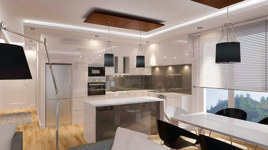 Квартира планировки 2+1 в районе Белек - Анталия 