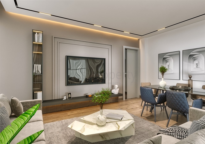 Квартиры планировки 3+1 в районе Кепез - Анталия