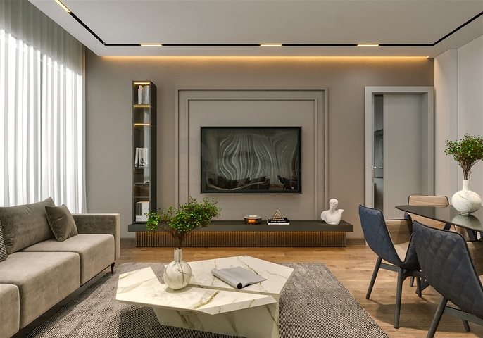 Квартиры планировки 3+1 в районе Кепез - Анталия