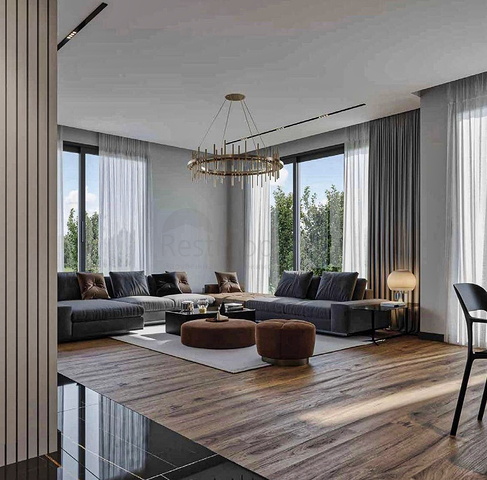 Виллы планировки 4+1 в микрорайоне Моллаюсуф - Анталия 