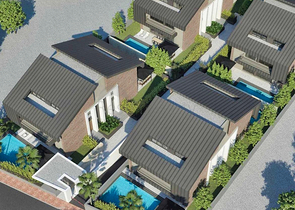 Виллы планировки 4+1 в микрорайоне Моллаюсуф - Анталия 