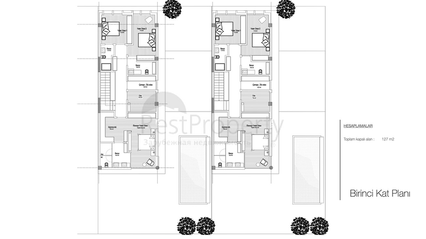 Инвестиционный проект, Виллы в районе Дошемеалты - Анталия