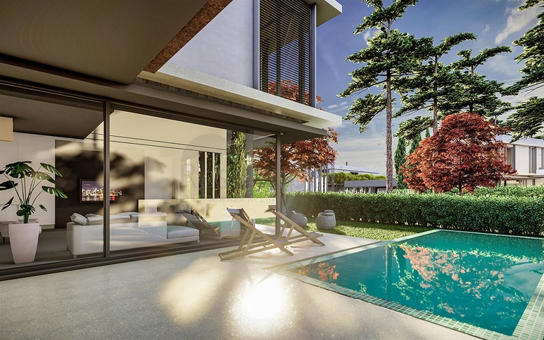 Инвестиционный проект, Виллы в районе Дошемеалты - Анталия