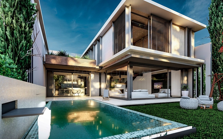 Инвестиционный проект, Виллы в районе Дошемеалты - Анталия