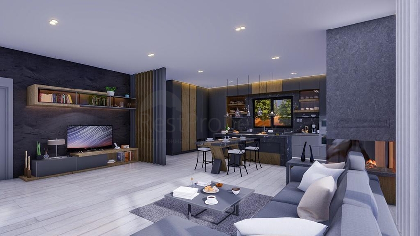 Вилла планировки 5+1 в районе Дошемеалты - Анталия