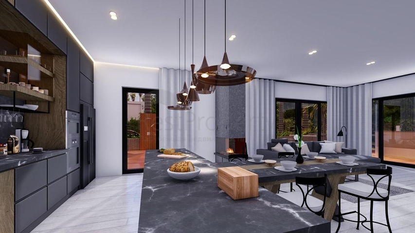 Вилла планировки 5+1 в районе Дошемеалты - Анталия