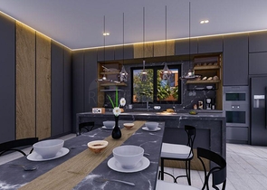 Вилла планировки 5+1 в районе Дошемеалты - Анталия