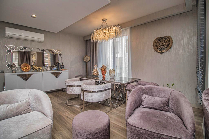 Квартира планировки 4+1 в комплексе класса люкс в районе Гюрсу - Анталия