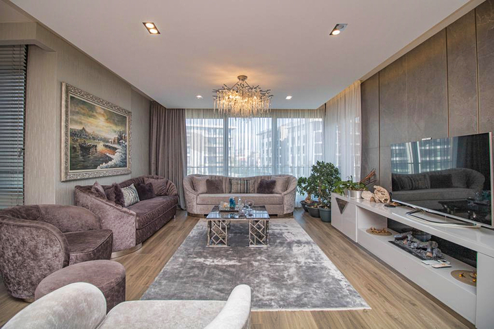 Квартира планировки 4+1 в комплексе класса люкс в районе Гюрсу - Анталия