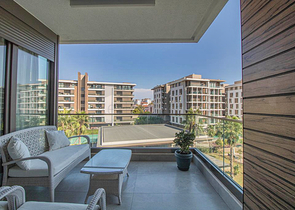 Квартира планировки 4+1 в комплексе класса люкс в районе Гюрсу - Анталия