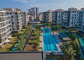 Квартира планировки 4+1 в комплексе класса люкс в районе Гюрсу - Анталия