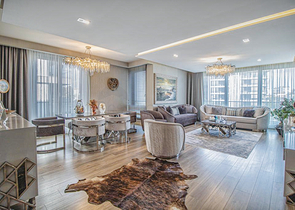 Квартира планировки 4+1 в комплексе класса люкс в районе Гюрсу - Анталия