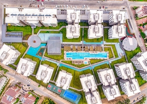 Квартира планировки 4+1 в комплексе класса люкс в районе Гюрсу - Анталия