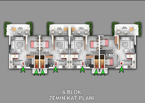 Квартира планировки 1+1 в районе Фетхие - Анталия 