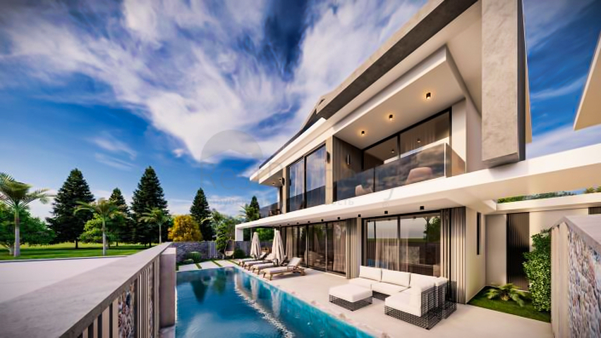 Вилла планировки 5+1 в районе Фетхие - Анталия 