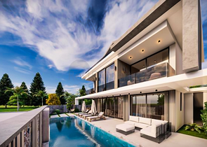 Вилла планировки 5+1 в районе Фетхие - Анталия 