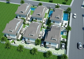 Вилла планировки 4+1 в районе Фетхие - Анталия 