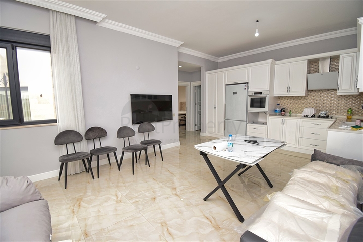 Вилла планировки 7+1 с гостевым домом 1+1 в районе Дошемеалты - Анталия