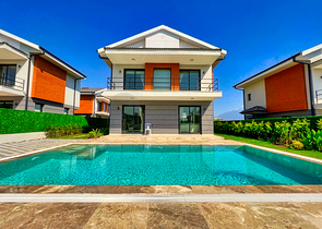 Вилла планировки 3+1 в районе Фетхие 