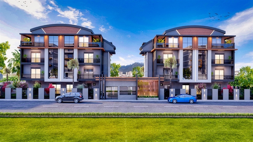 Квартиры планировки 1+1 и 2+1 в районе Кушкаваги - Анталия