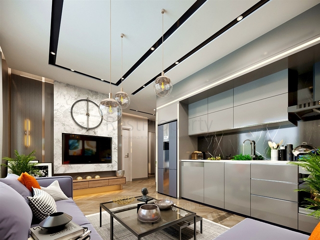 Квартиры планировки 1+1 и 2+1 в районе Кушкаваги - Анталия