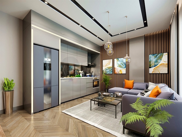 Квартиры планировки 1+1 и 2+1 в районе Кушкаваги - Анталия