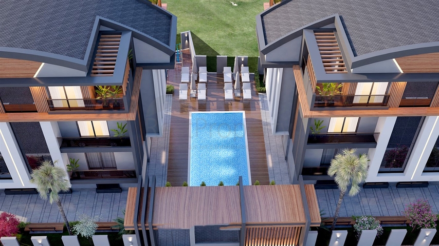 Квартиры планировки 1+1 и 2+1 в районе Кушкаваги - Анталия