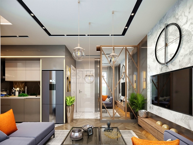 Квартиры планировки 1+1 и 2+1 в районе Кушкаваги - Анталия