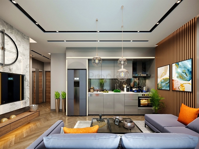 Квартиры планировки 1+1 и 2+1 в районе Кушкаваги - Анталия