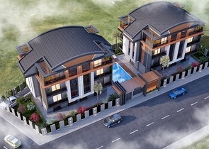 Квартиры планировки 1+1 и 2+1 в районе Кушкаваги - Анталия