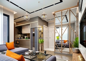 Квартиры планировки 1+1 и 2+1 в районе Кушкаваги - Анталия