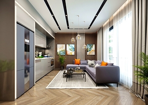 Квартиры планировки 1+1 и 2+1 в районе Кушкаваги - Анталия