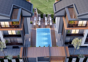 Квартиры планировки 1+1 и 2+1 в районе Кушкаваги - Анталия