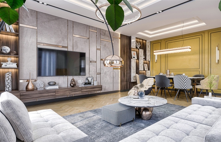 Виллы планировки 4+1 в районе Дошемеалты - Анталия 