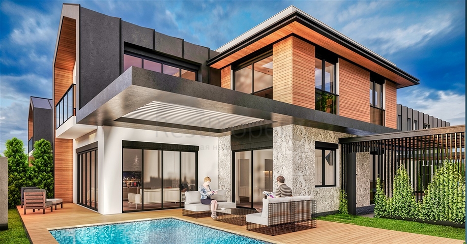 Виллы планировки 4+1 в районе Дошемеалты - Анталия 