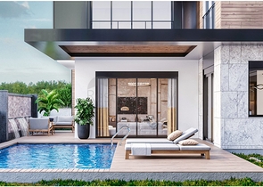 Виллы планировки 4+1 в районе Дошемеалты - Анталия 