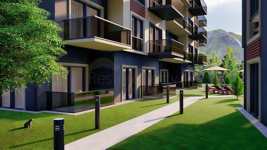 Квартира планировки 1+1 в районе Фетхие 