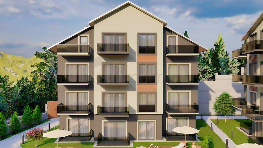 Квартира планировки 1+1 в районе Фетхие 