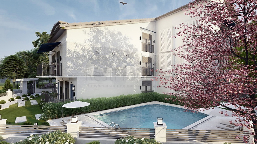 Квартира планировки 1+1 площадью 50 м2 в районе Фетхие 