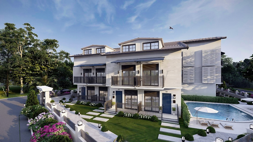 Квартира планировки 1+1 площадью 50 м2 в районе Фетхие 