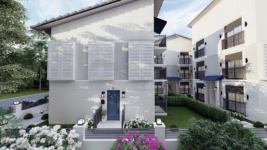 Квартира планировки 1+1 площадью 50 м2 в районе Фетхие 