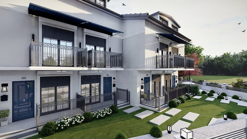 Квартира планировки 1+1 площадью 50 м2 в районе Фетхие 