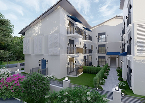 Квартира планировки 1+1 площадью 50 м2 в районе Фетхие 