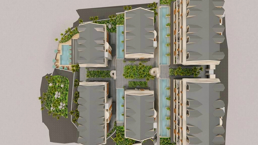 Квартира планировки 1+1 в районе Фетхие 